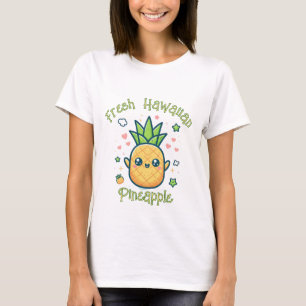 Camiseta de Abacaxi Havaiano Fresco