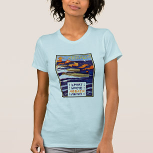 Camiseta De Abbazia da velocidade raças 1912 de barco
