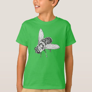 Camiseta de Abelha para Crianças Camisa de Abelha