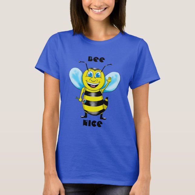 Camiseta de abelhas Feliz (Frente)