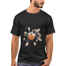 Camiseta de Abóbora de Halloween Spooky Splash