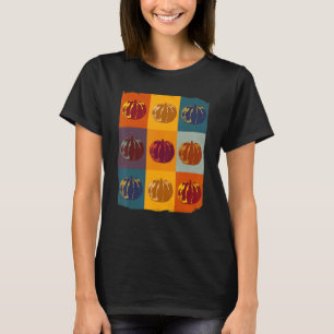 Camiseta De Abóbora, Teia Da Pista De Pé, Bomba De