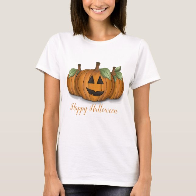 Camiseta de Abóboras Pintadas (Frente)