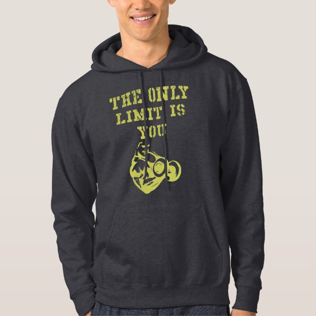 Camiseta de academia de condicionamento físico e t (Frente)