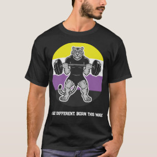 Camiseta de Academia de Levantamento de Tigre Orgu