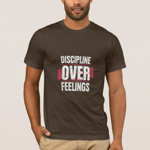Camiseta de Academia Disciplina Sobre Sentimentos