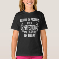 Camiseta de academia Motivação Fitness Focado no P