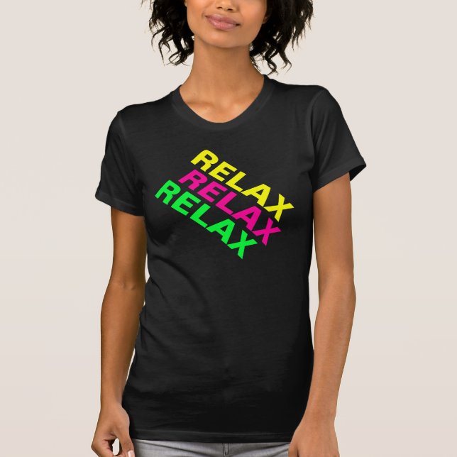 Camiseta de Academia Relax Fluro 80s (Frente)