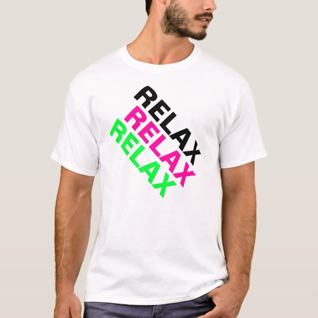 Camiseta de Academia Relax Fluro 80s (Frente)