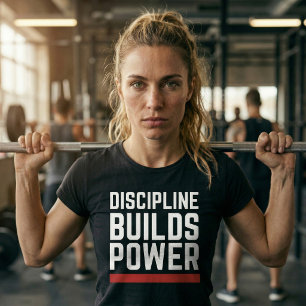 Camiseta de Academia Treino Constrói Poder