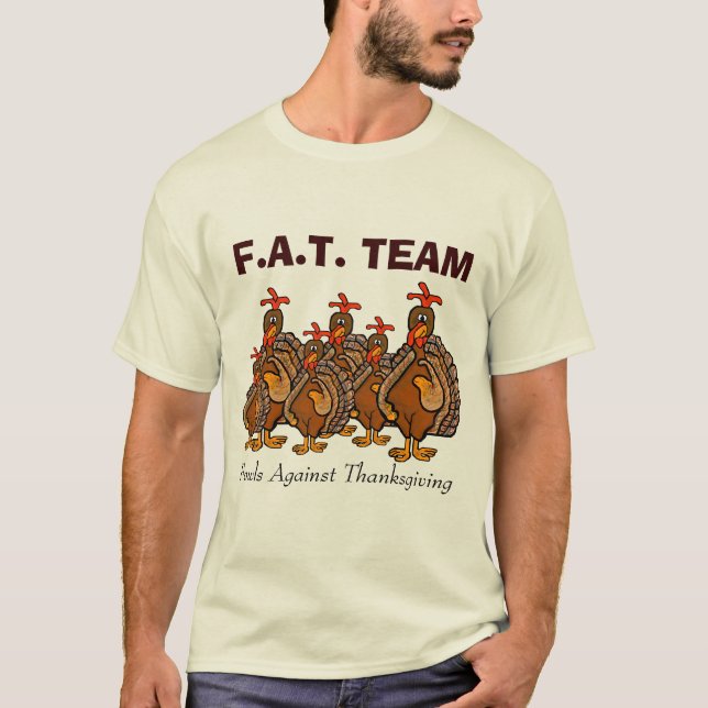 Camiseta de Ação de Graças da Equipe F.A.T. (Frente)