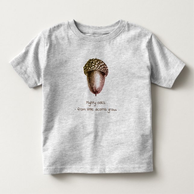 Camiseta de Ação de Graças de Little Acorn (Frente)