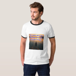 Camiseta de Aceitação do Fluxo da Vida