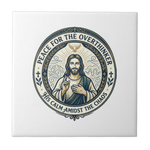 Camiseta de Afirmações de Saúde Mental de Jesus In