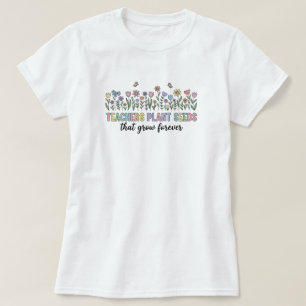 Camiseta de Agradecimento aos Professores Plante