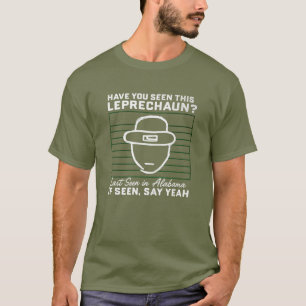 Camiseta de Alerta de Leprechaun – Última vez vist