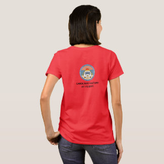 Camiseta de algodão 100% para senhoras