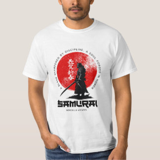 Camiseta de Algodão com Estampa de Samurai – Ousad