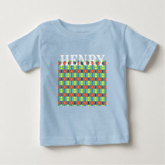 Camiseta de Algodão para Bebê com Conector de Botã