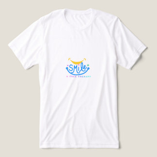 Camiseta de Algodão Premium Unisex com Gola Redond