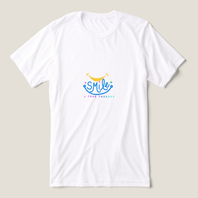 Camiseta de Algodão Premium Unisex com Gola Redond (Design frontal)