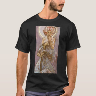 Camiseta ~ de Alphones Mucha a lua 1902