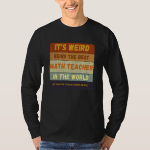 Camiseta De Aluno ao Melhor Professor de Matemática do Mund