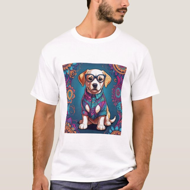 Camiseta de Amante de Cachorrinho Fofo | Presente  (Frente)