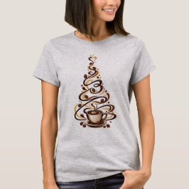 Camiseta de Amante de Café Presente Gráfico de Caf