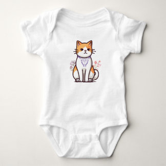Camiseta de Amante de Gatos Bebê