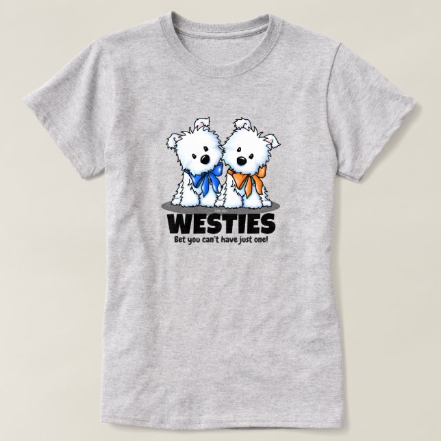 Camiseta de Amante de Westie (Frente do Design)