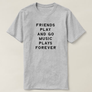 Camiseta de Amigos e Música Homens