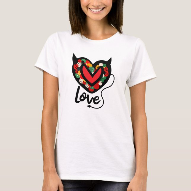 Camiseta de Amor Bastante Devilista (Frente)