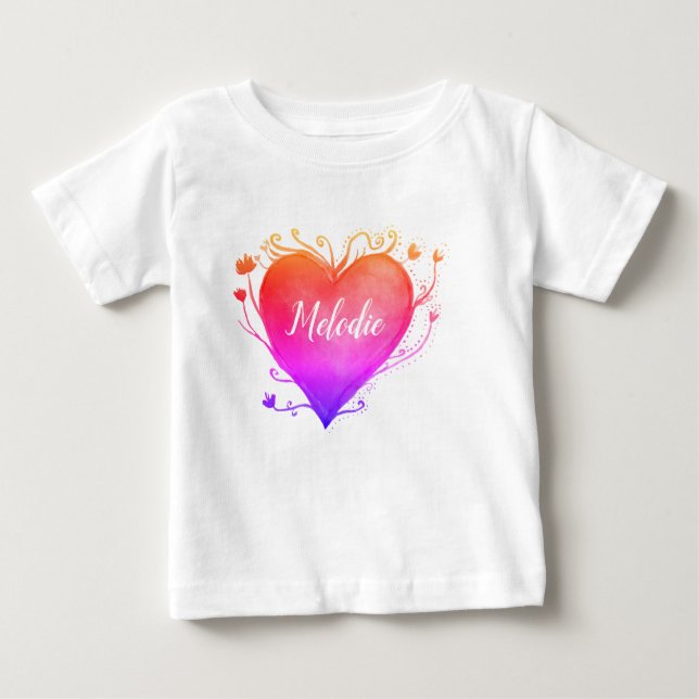 Camiseta de Amor Coração (Frente)