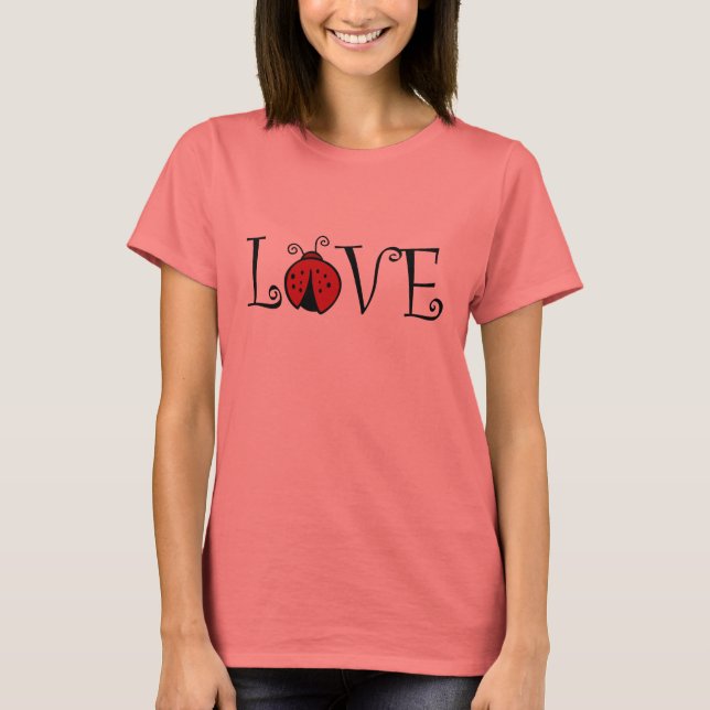 Camiseta de amor de Ladybug (Frente)