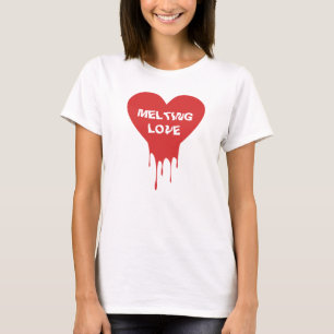 camiseta de amor derretido