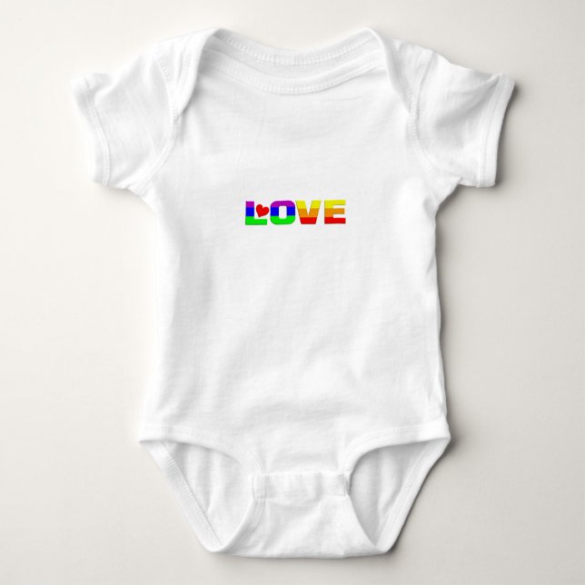 Camiseta de amor para crianças (Frente)