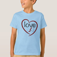 Camiseta de amor por vácuo