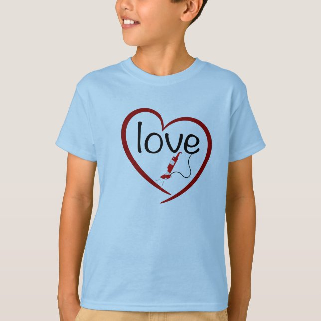Camiseta de amor por vácuo (Frente)