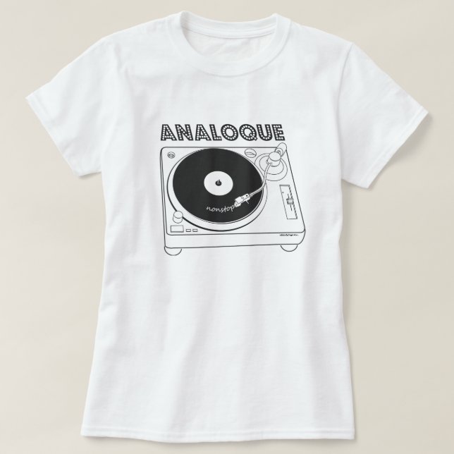 Camiseta De Analoque design 80s legal Nonstop - com (Frente do Design)
