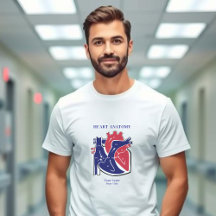 Camiseta de Anatomia do Coração