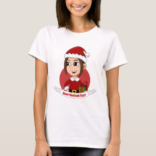 Camiseta de animação de Natal