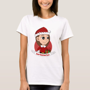 Camiseta de animação de Natal