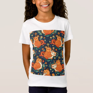 camiseta de animais fofos