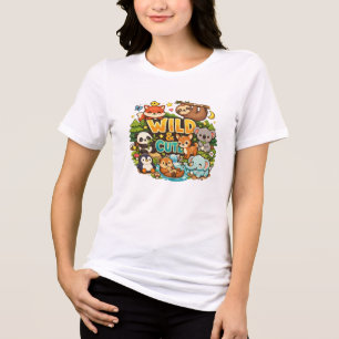 Camiseta de Animais Selvagens & Cute – Amor por An