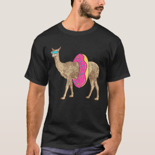 Camiseta de animal divertido e legal de lhama com 