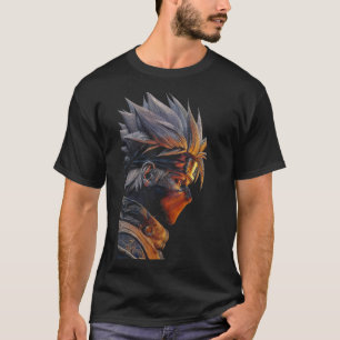 Camiseta de Anime de Guerreiro Cibernético Fanta