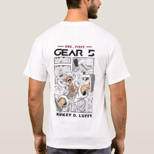Camiseta de Anime One Piece Estilo Aventura Pirata