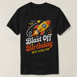 Camiseta de Aniversário Blast Off