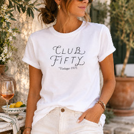 Camiseta de Aniversário Club Fifty Vintage